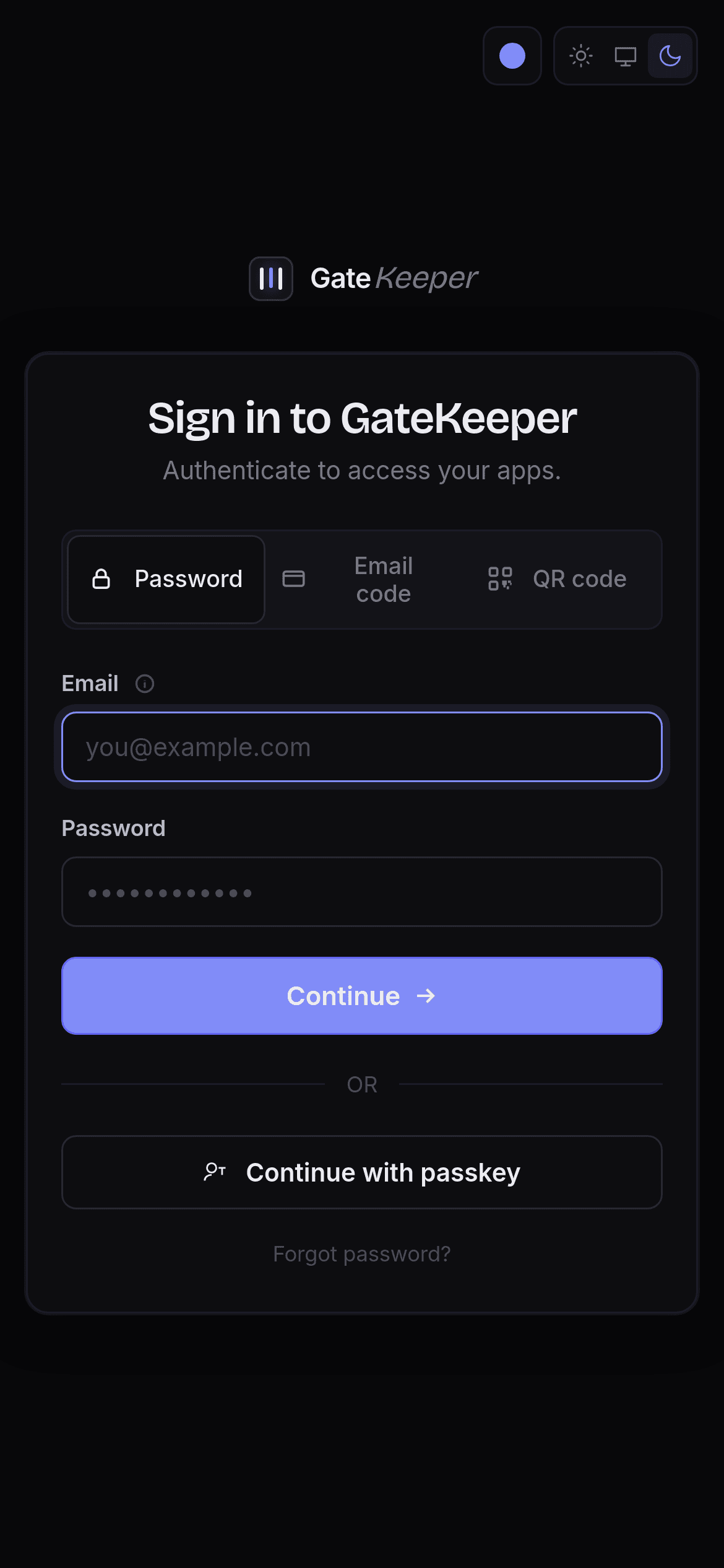 GateKeeper on a phone