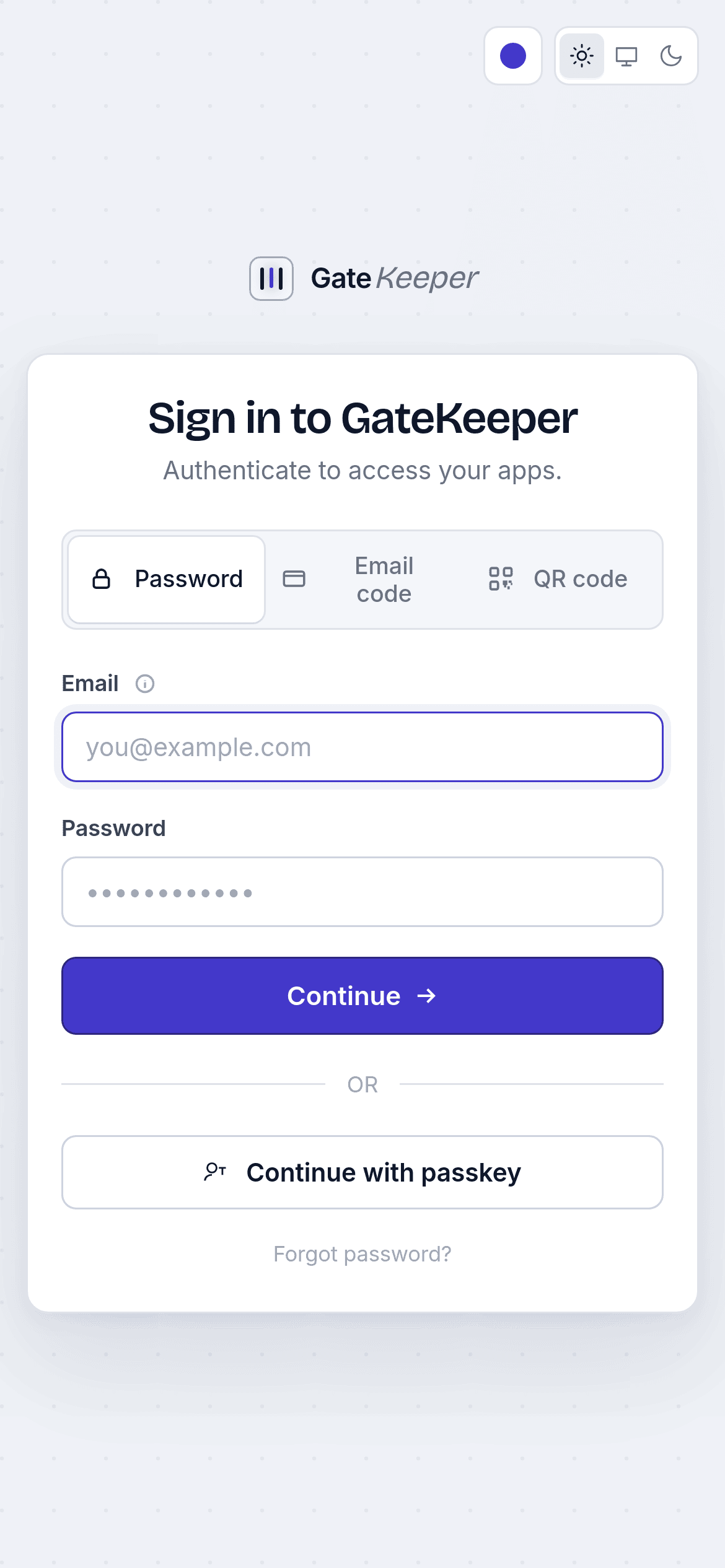 GateKeeper on a phone